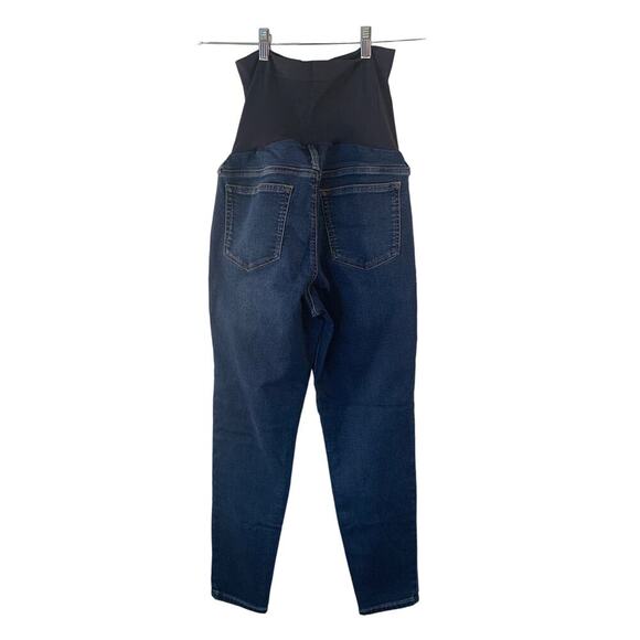 A: GLOW MATERNITY Women’s Dark Wash Jeggings / Size: 14 - Picture 2 of 9